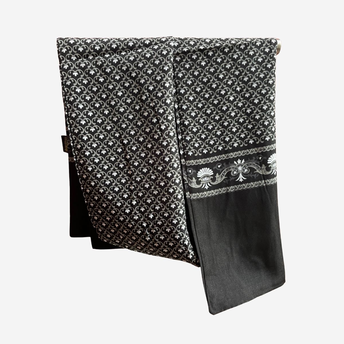 KAST PE - Bufanda Suave Lennin Negro Doble Capa pañuelo cuello hombre