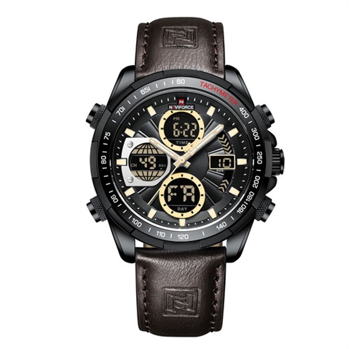 NAVIFORCE - RELOJ PARA HOMBRE MARCA NAVIFORCE NF9197 CORREA DE CUERO