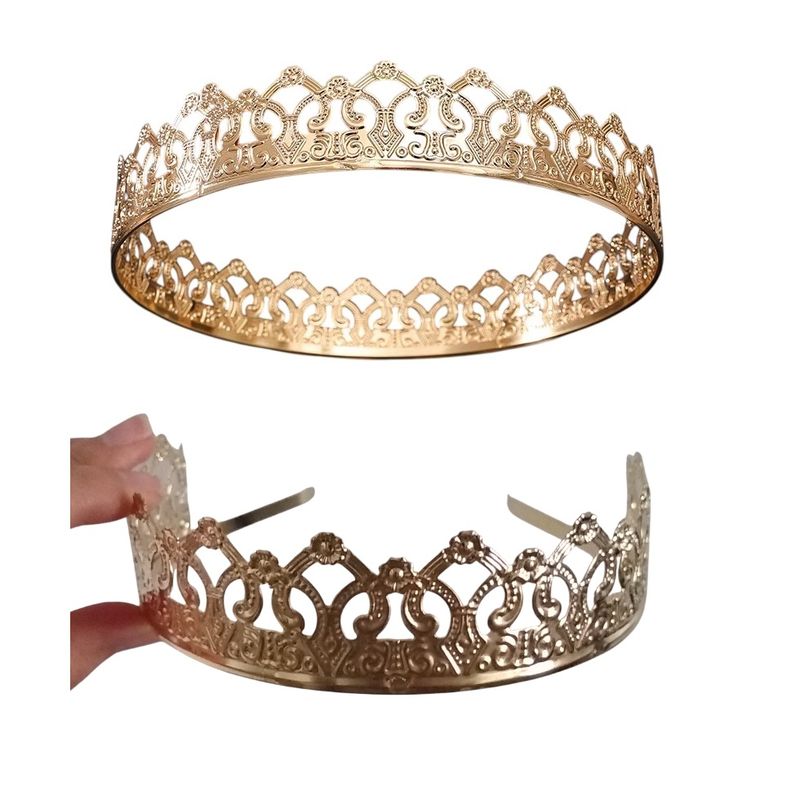GENERICO - Set coronas rey y reina para parejas disfraz Halloween