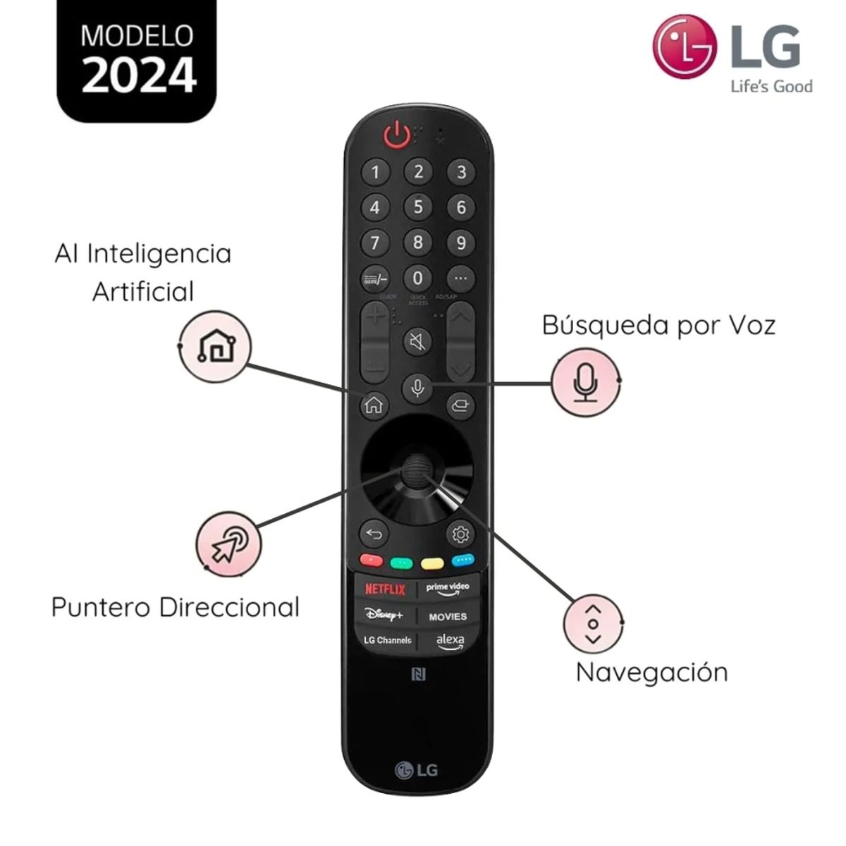 LG - Control Magic Remote LG 2024 MR24GN