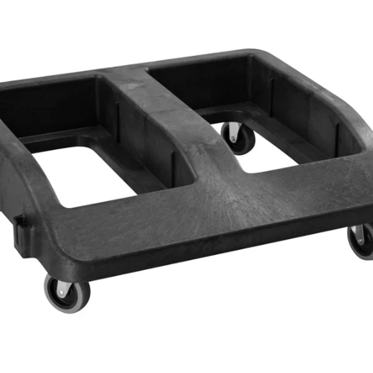 GENERICO - Tacho de Basura  Slim Plástico 76 lt con Tapa y Base con Ruedas