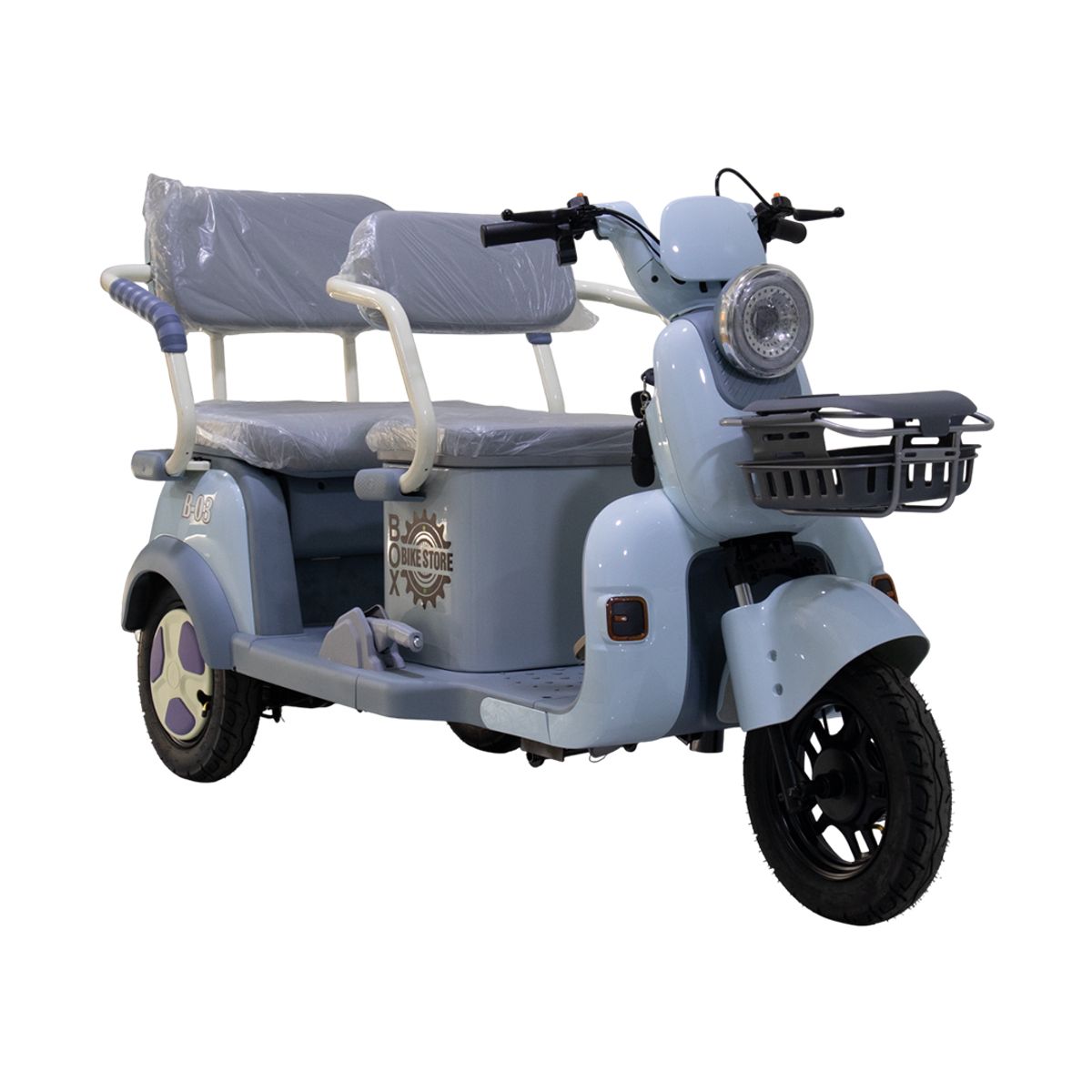 BOX BIKE - Trimoto Box Modelo B-03 color Celeste