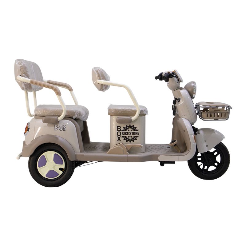 BOX BIKE - Trimoto Box Modelo B-03 color Beige