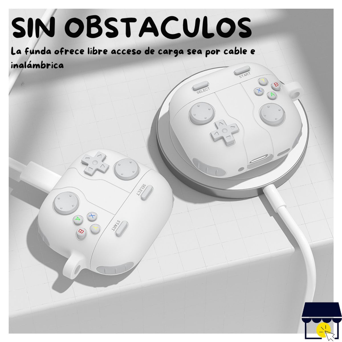 GENERICO - Case funda de silicona para Airpods Pro 1 y 2 Gen - Negro