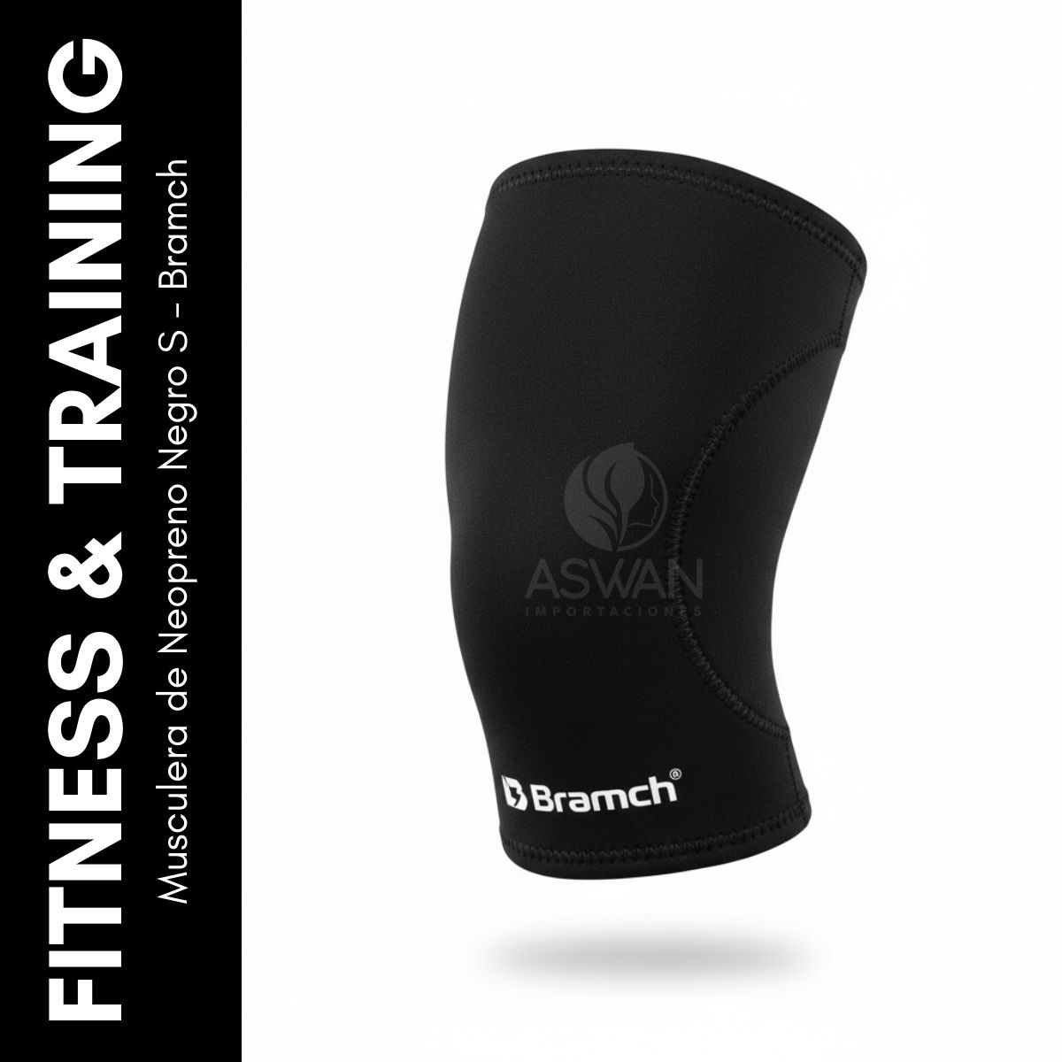 GENERICO - Musculera de Neopreno Negro S - Bramch