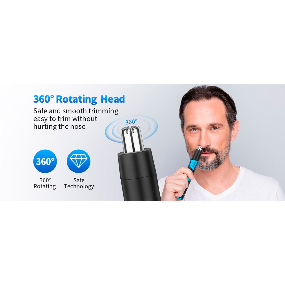 KEMEI - Combo 4 En 1 Cortadora De Pelo Kemei KM-8534 Recargable