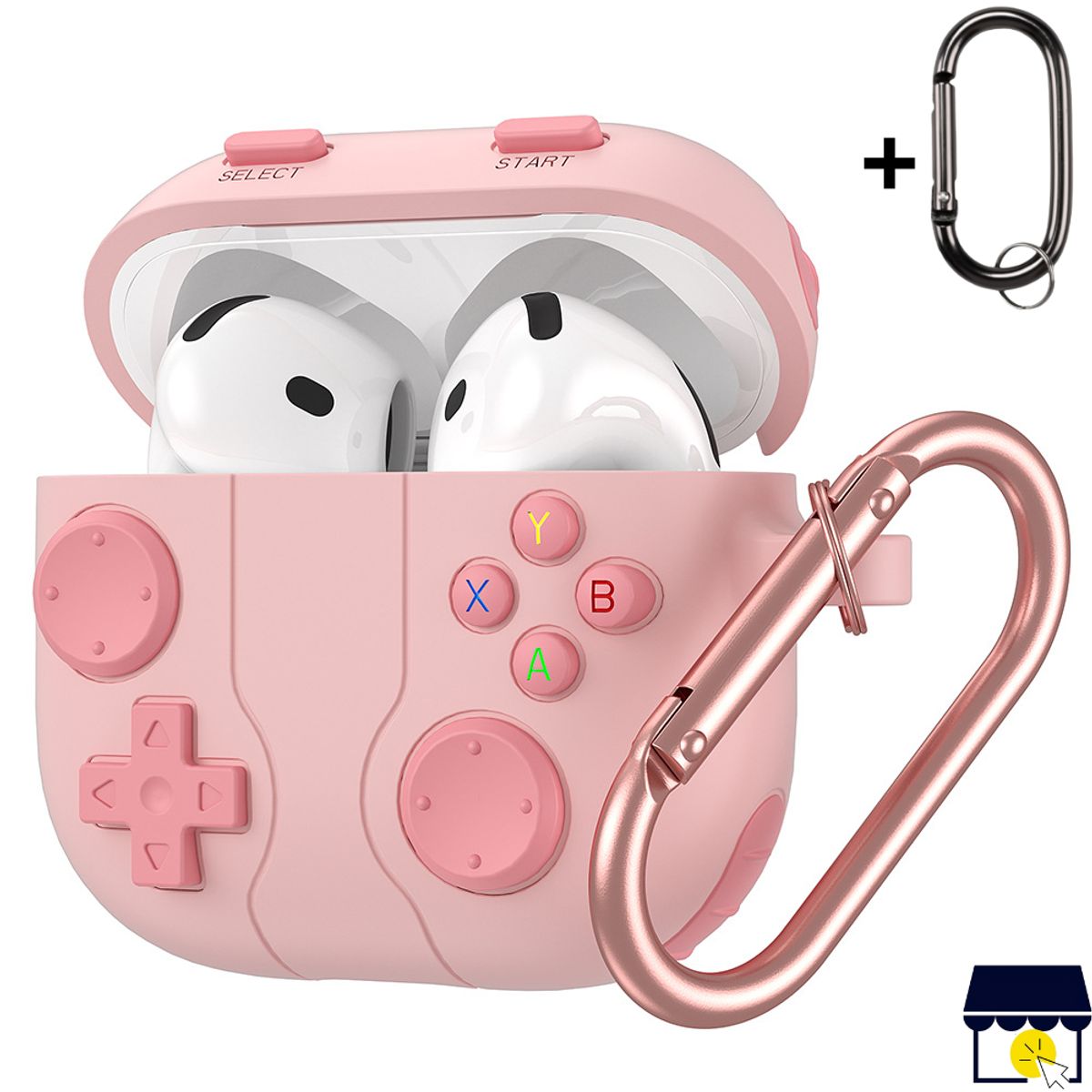 GENERICO - Case funda de silicona para Airpods Pro 1 y 2 Gen - Rosa