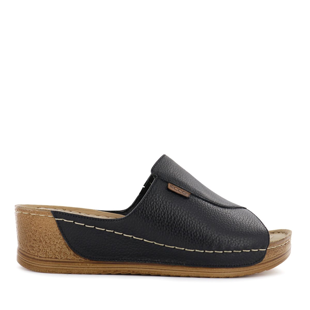 ECCO - Sandalia Ecco Cuero Mujer Bibi24 Negro