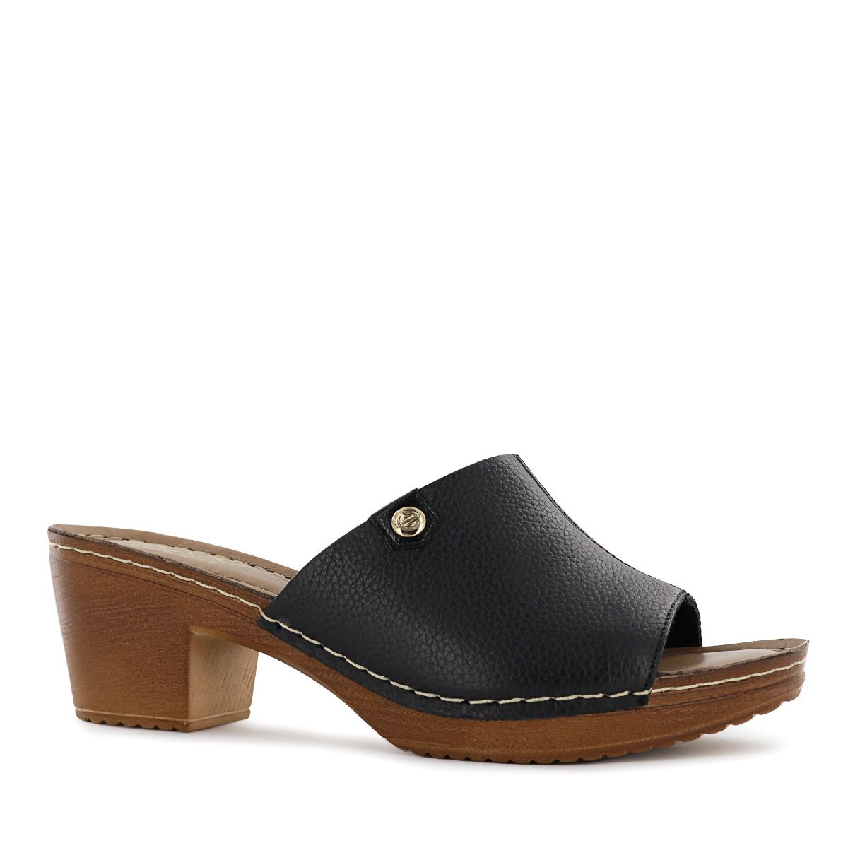 ECCO - Sandalia Ecco Cuero Mujer Mika17 Negro