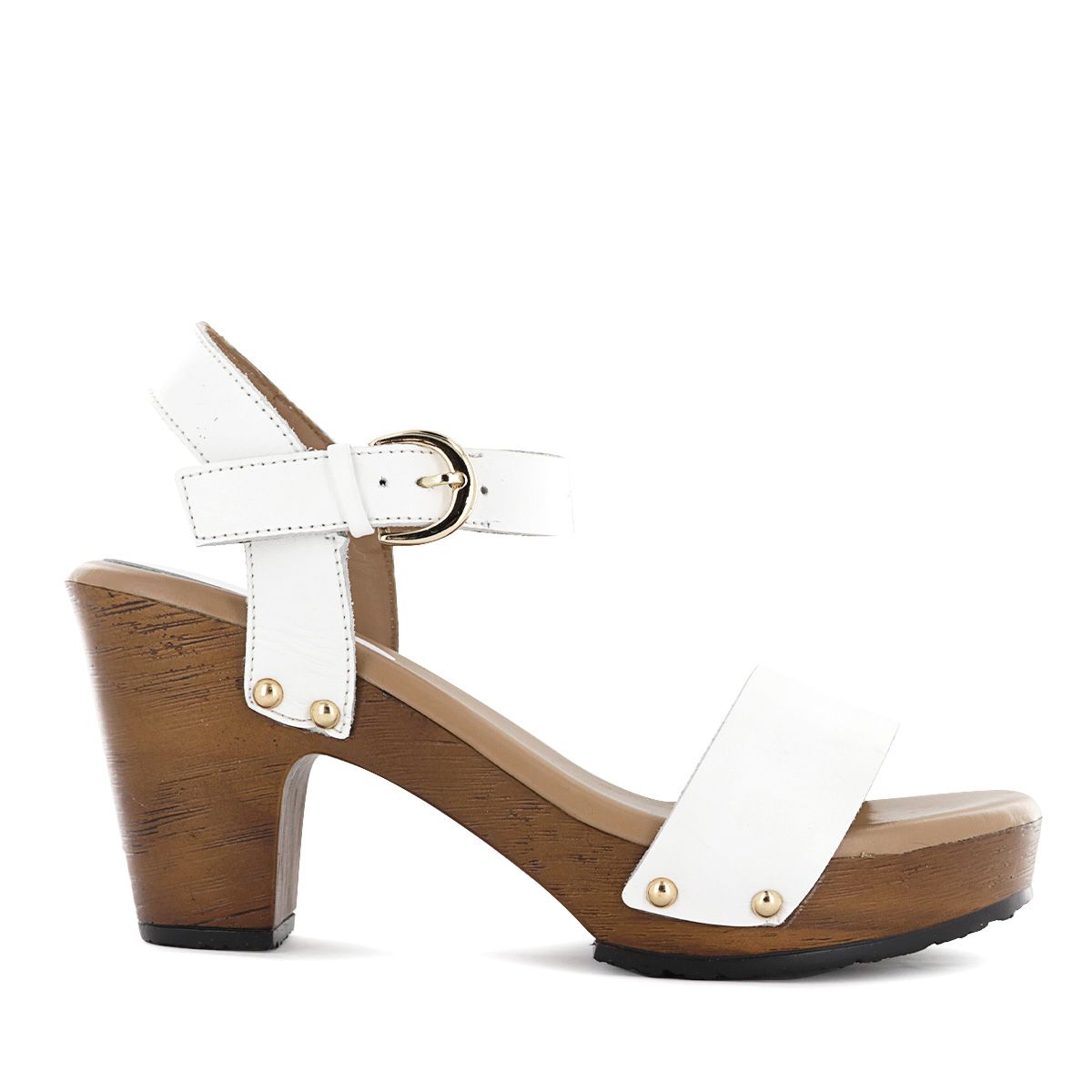 Ecco - Sandalia Ecco Cuero Mujer Selina02 Blanco