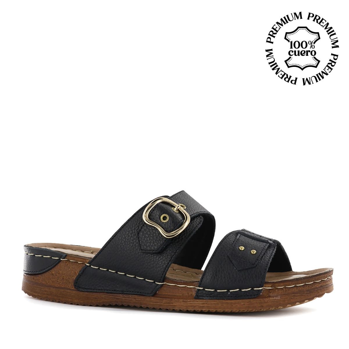 ECCO - Sandalia Ecco Cuero Mujer Patty35 Negro