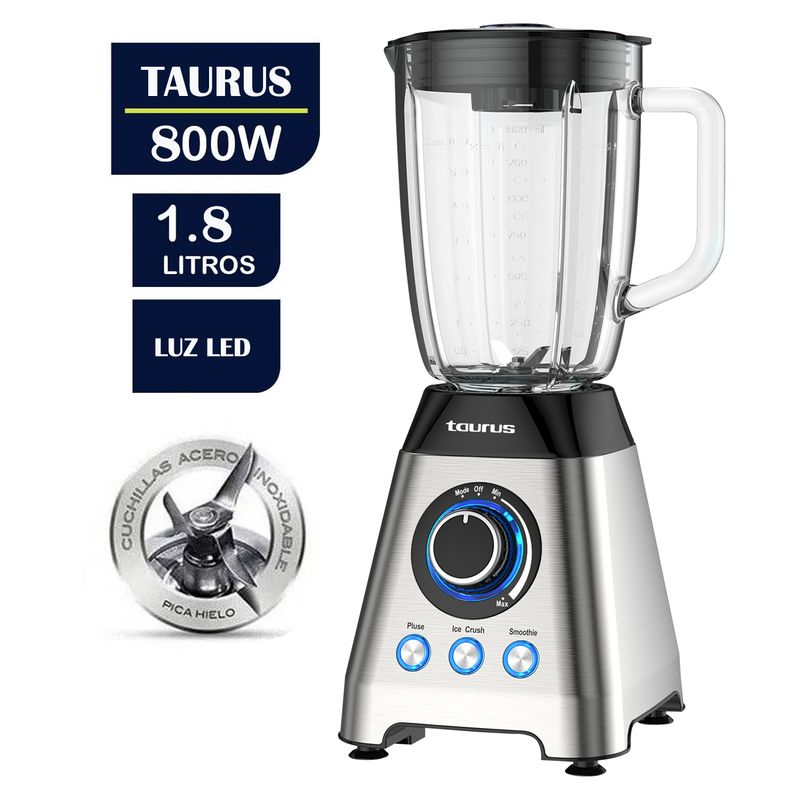 TAURUS - Licuadora Taurus EXPERT 800 1.8 Litros 800 Watts
