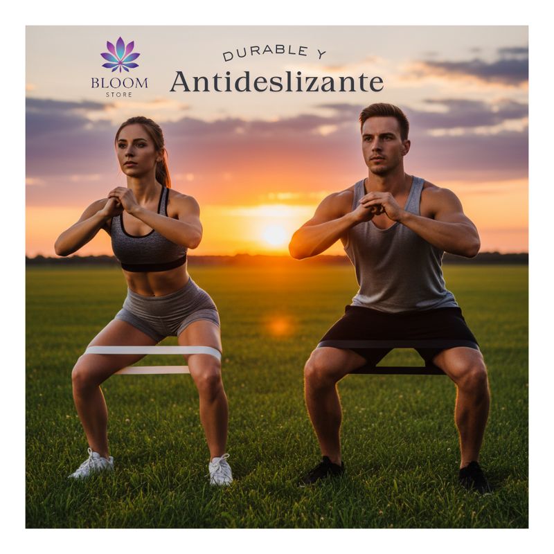 MYGYM HOME EQUIPMENT - BANDAS ELASTICAS DE TELA CON 3 NIVELES DE RESISTENCIA