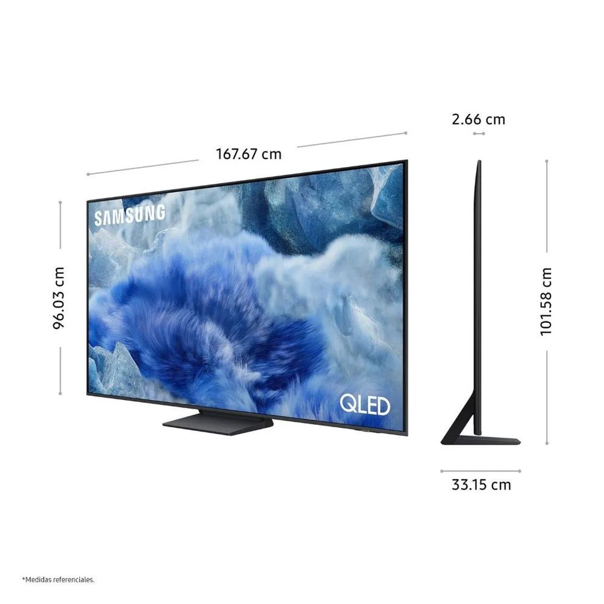 SAMSUNG - Televisor Smart TV Samsung 75 QLED Q8F Vision AI 2025