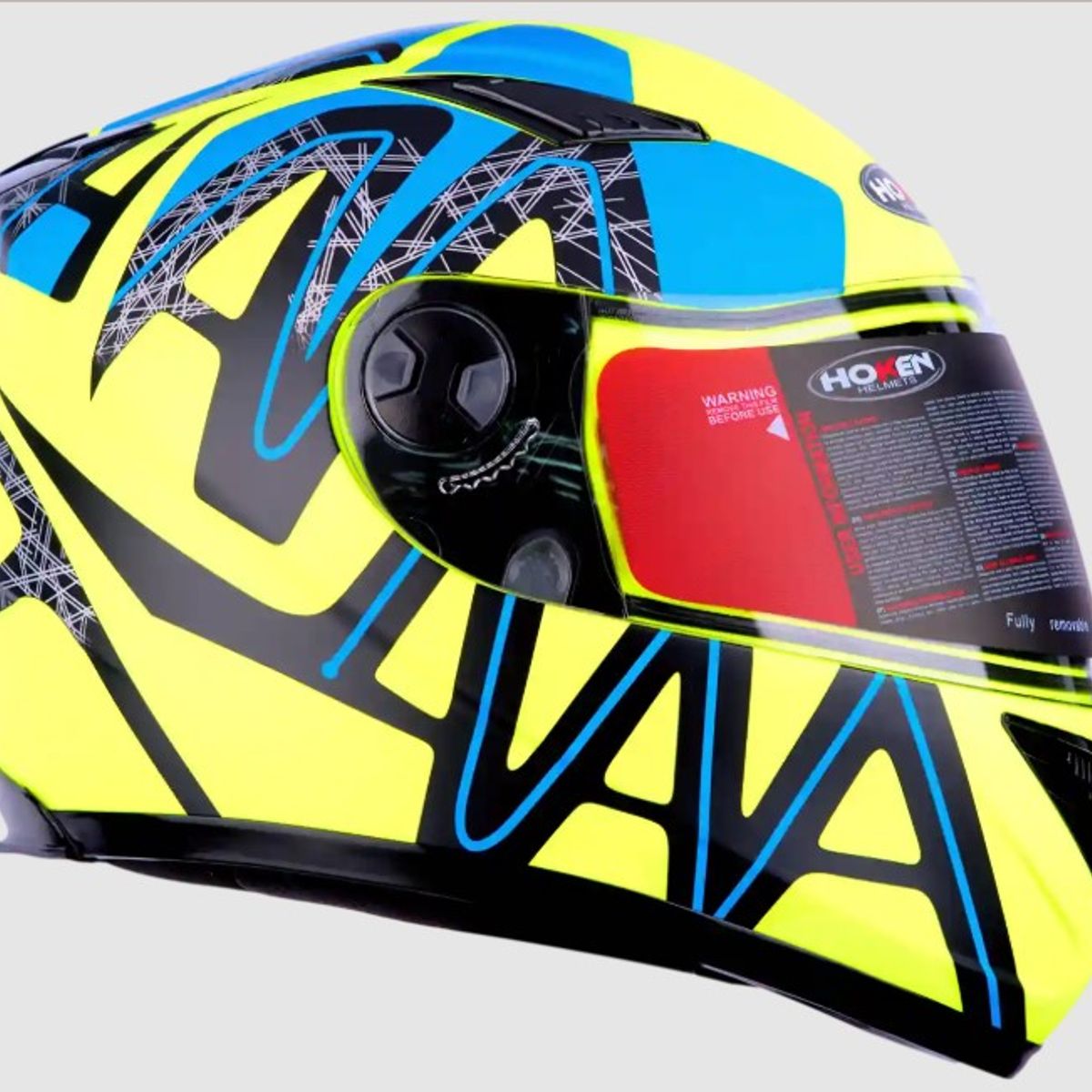 GENERICO - CASCO MOTO HOKEN 689 PARADISE AMARILLO