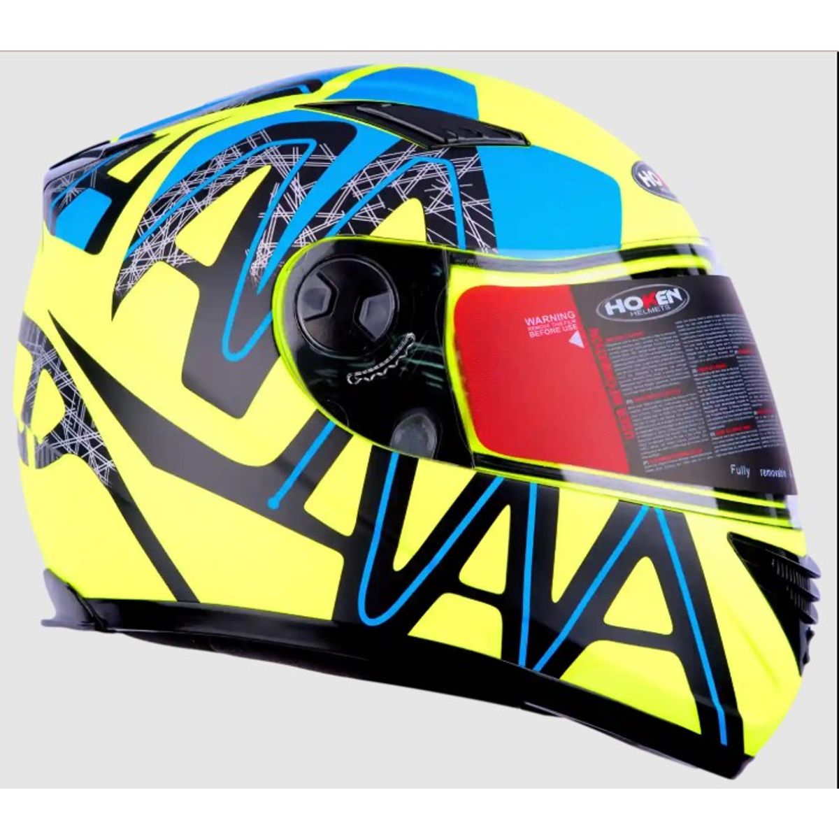 GENERICO - CASCO MOTO HOKEN 689 PARADISE AMARILLO