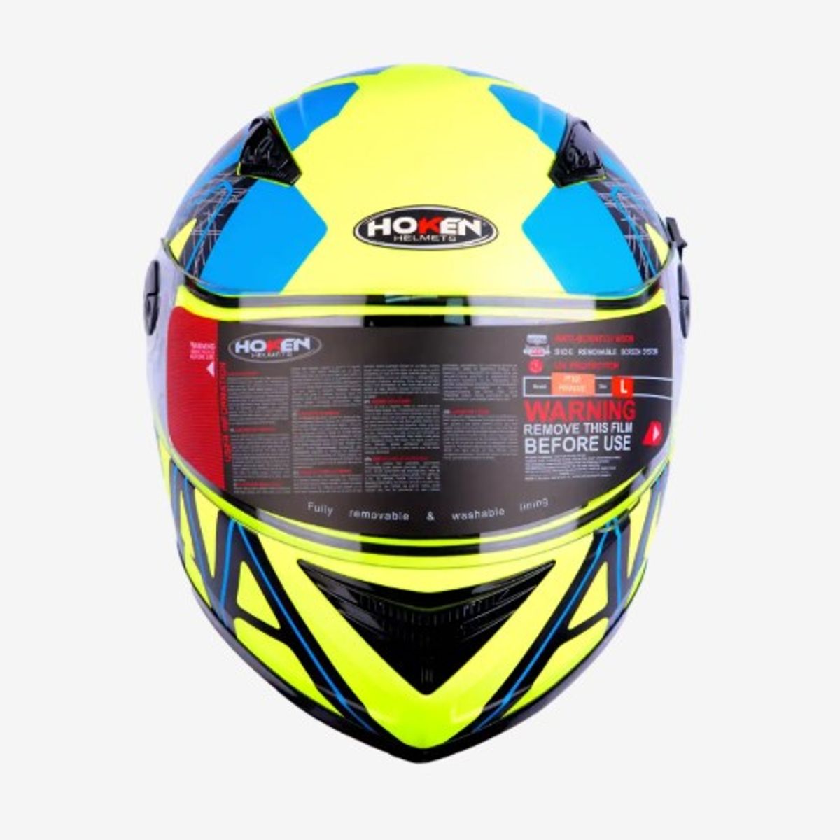 GENERICO - CASCO MOTO HOKEN 689 PARADISE AMARILLO