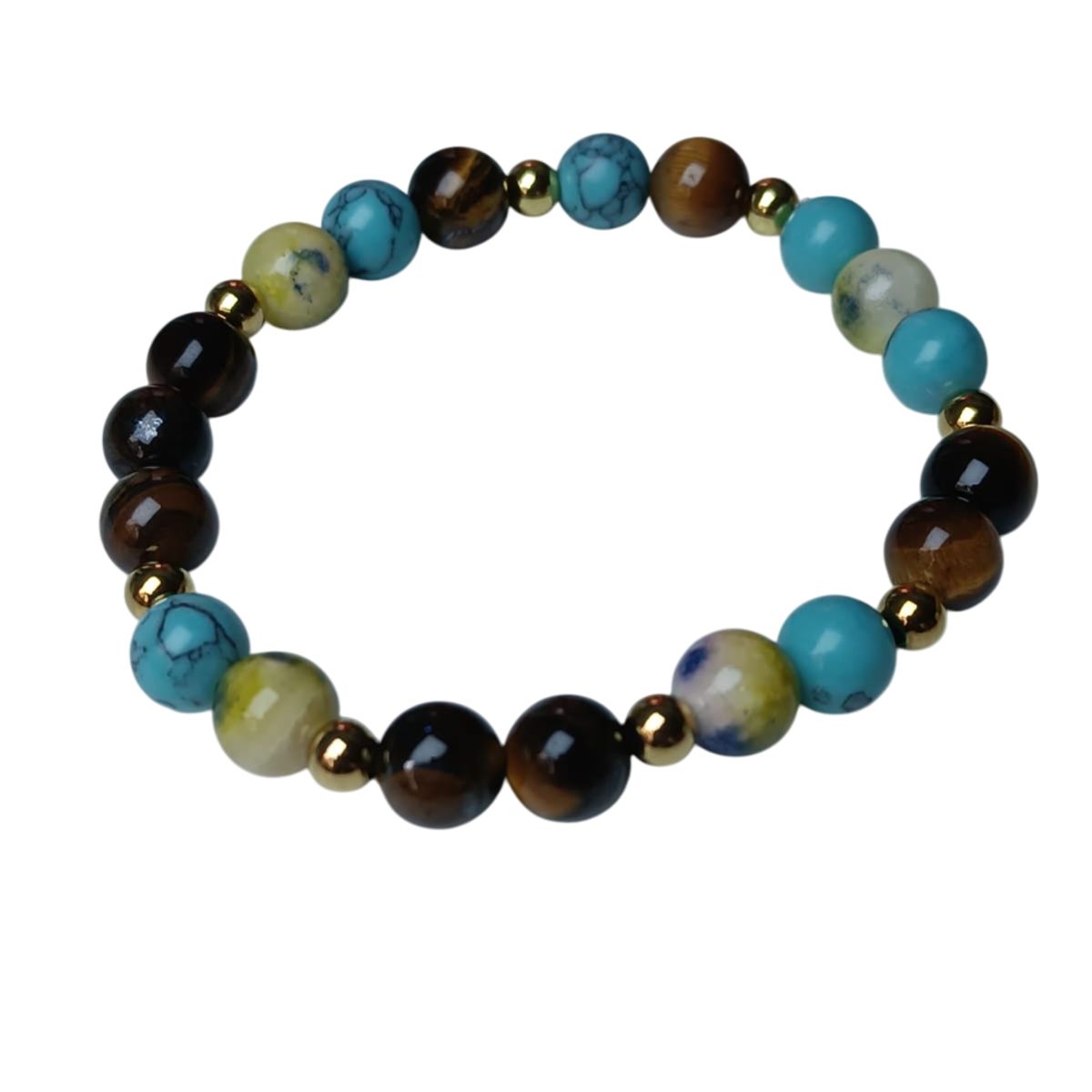 GENERICO - Pulsera Mixta Piedras Naturales