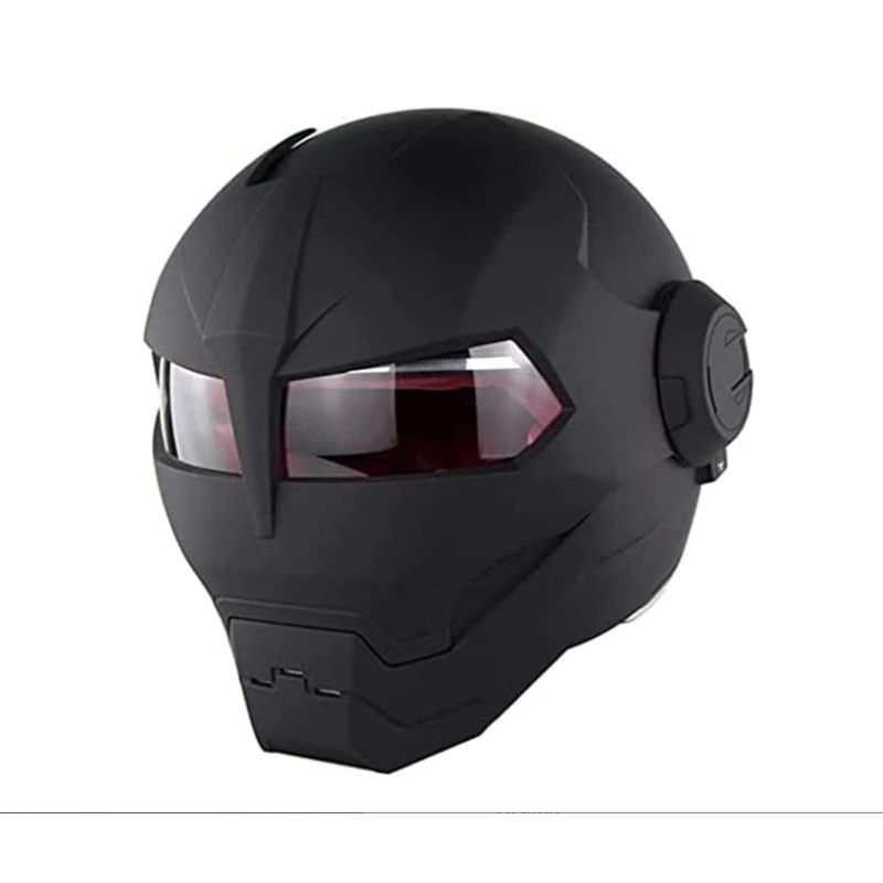 ROYAL - CASCO MOTO ROYAL IRON MAN NEGRO MATE