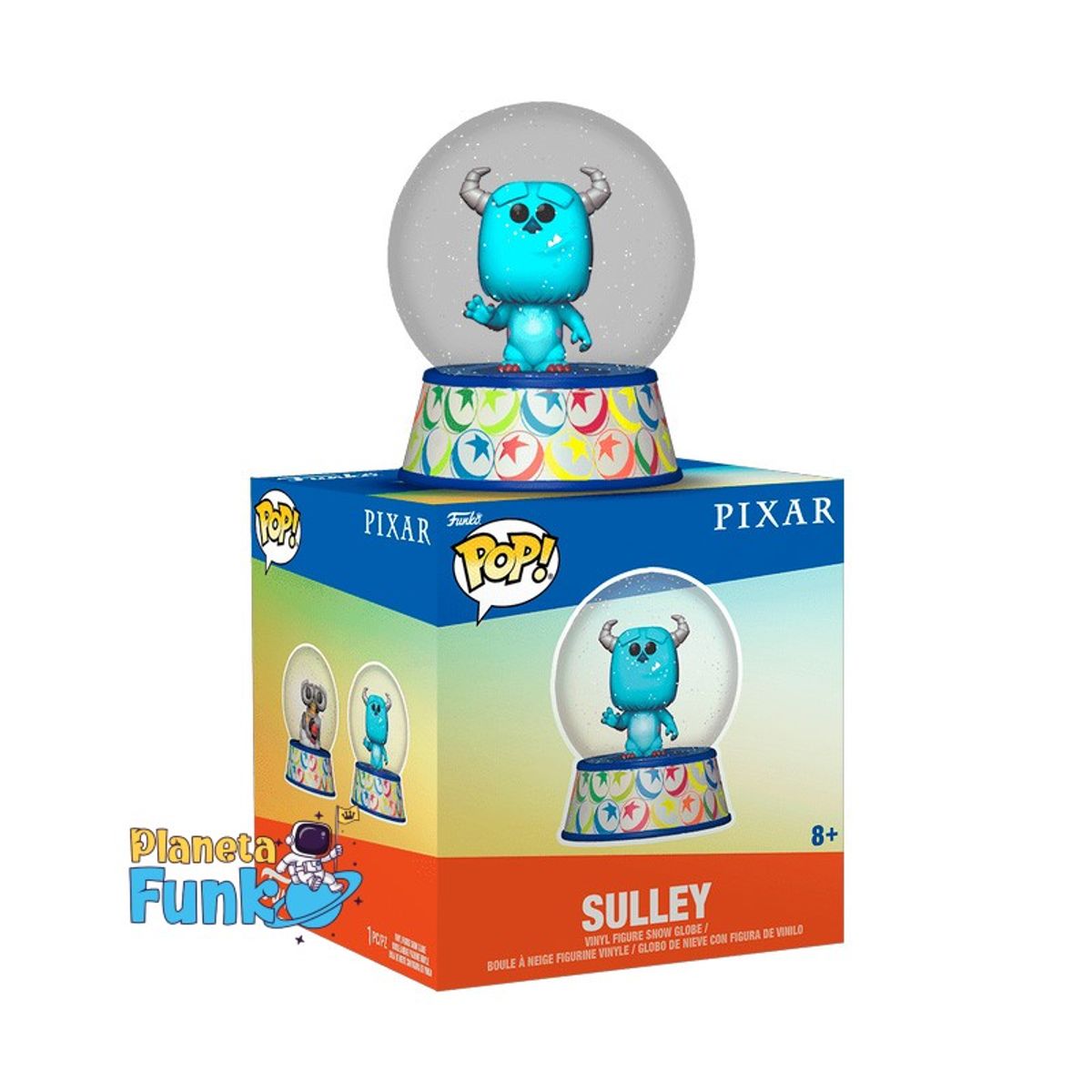 FUNKO - BOLA DE NIEVE NAVIDAD DISNEY PIXAR SULLEY