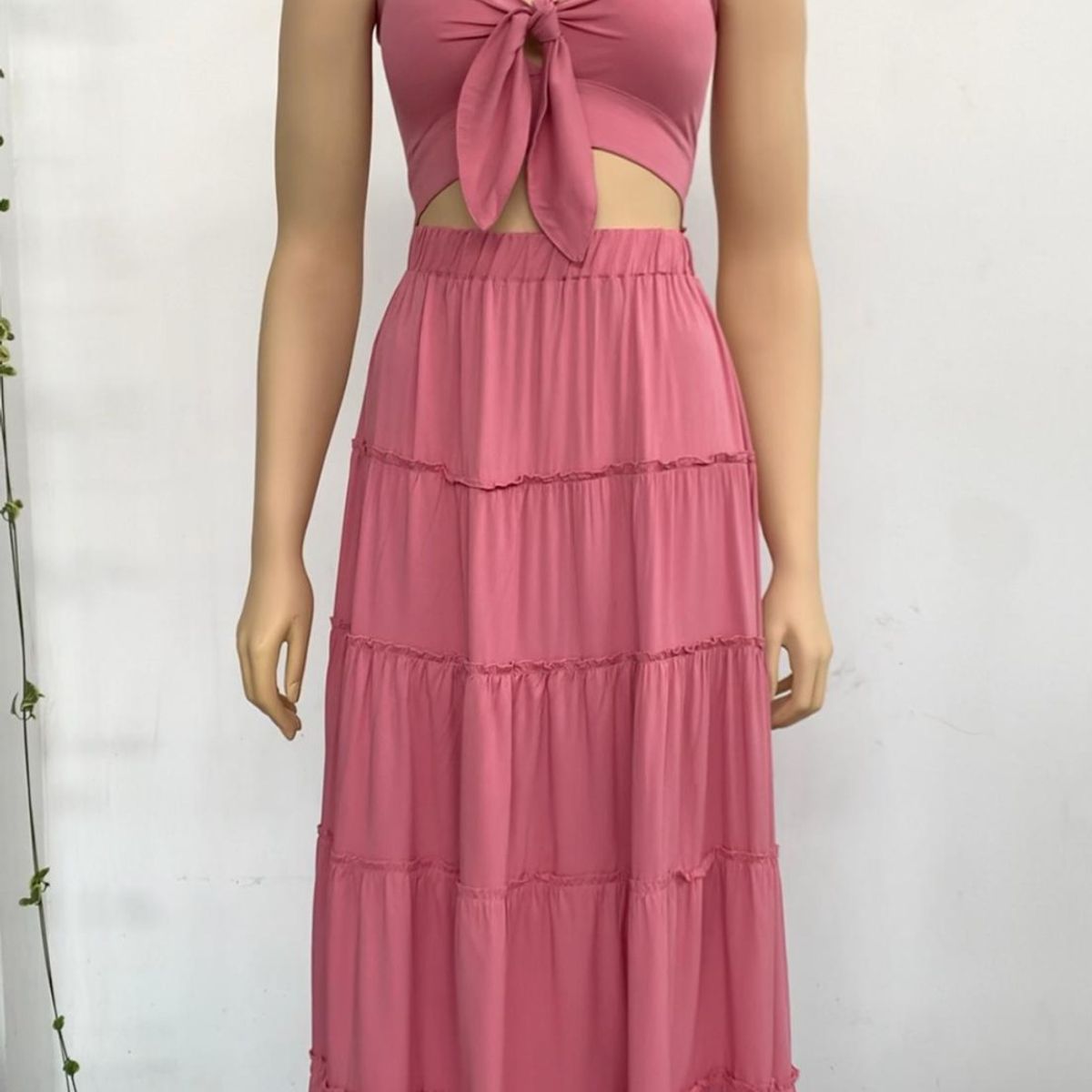 ALLEZ COLLECTION - MAXIVESTIDO CALI LARGO DOS PIEZAS