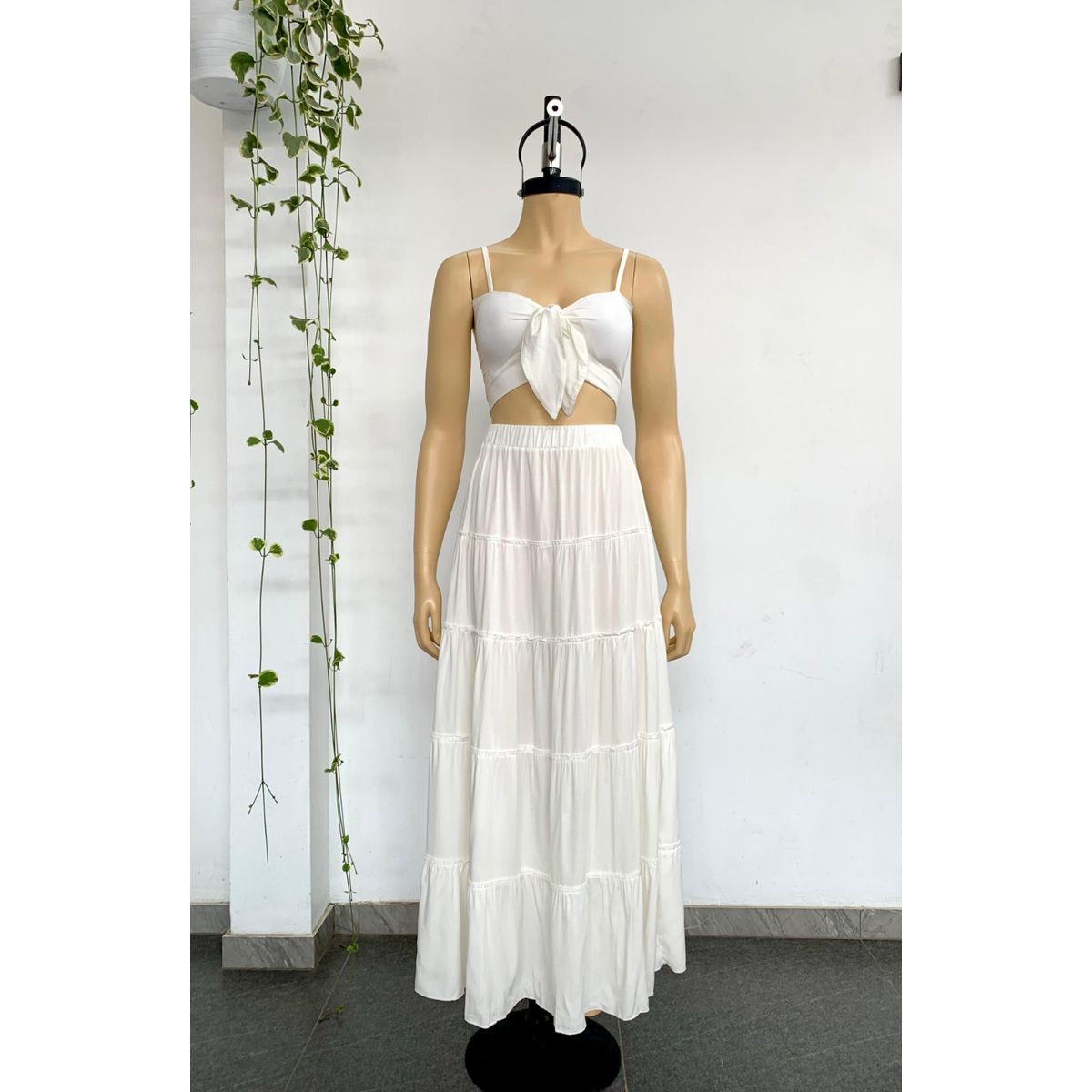 ALLEZ COLLECTION - MAXIVESTIDO CALI LARGO DOS PIEZAS