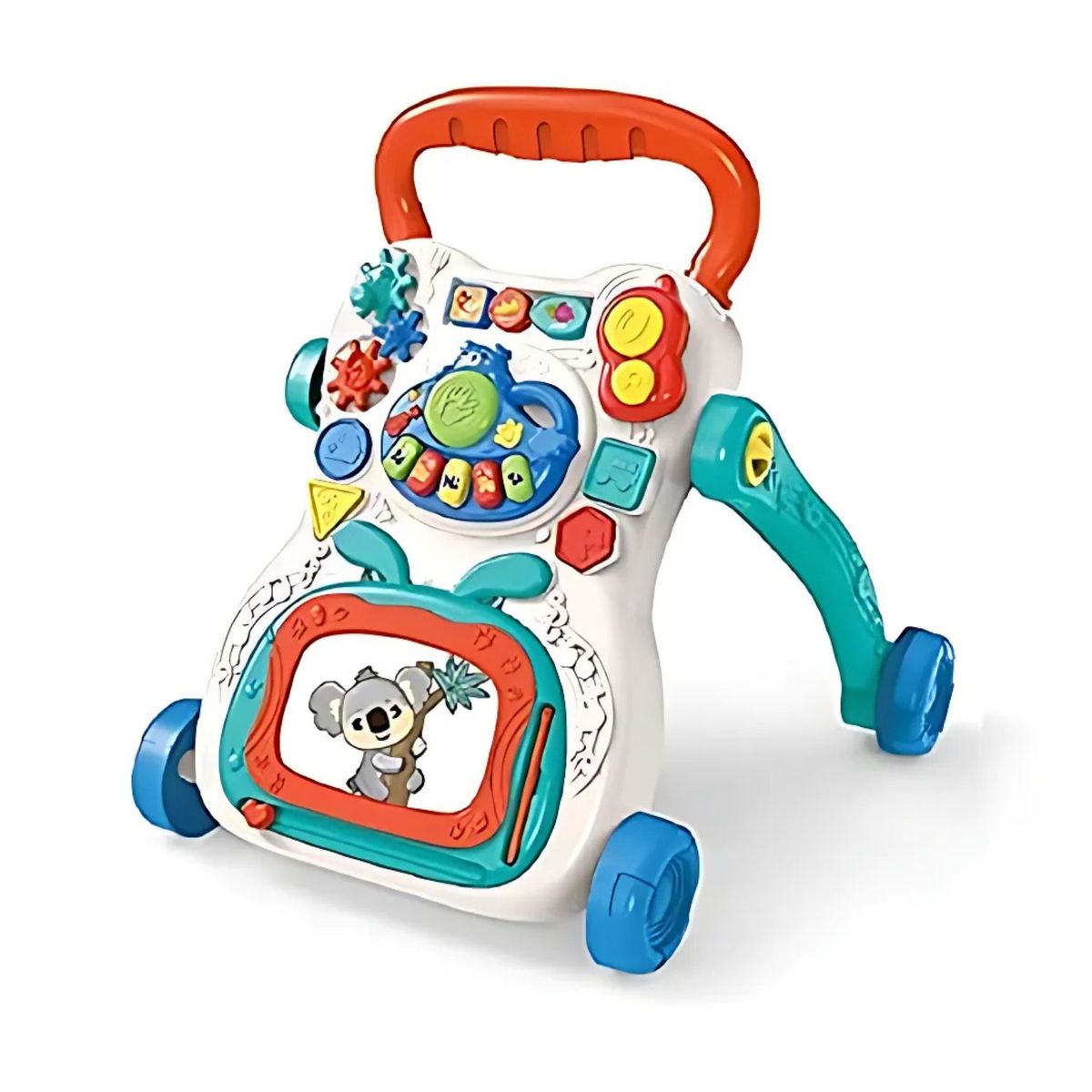 OEM - Coche Andador Infantil Multifunción Con piano y Pizarra