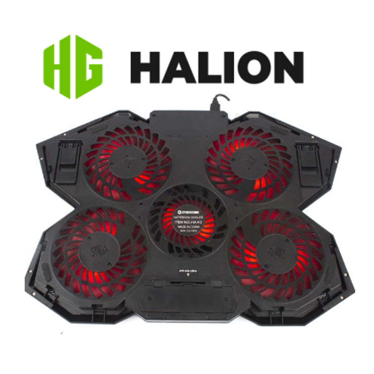 CYBERCOOL - Cooler gamer para laptop HA-K3 CYBERCOOL