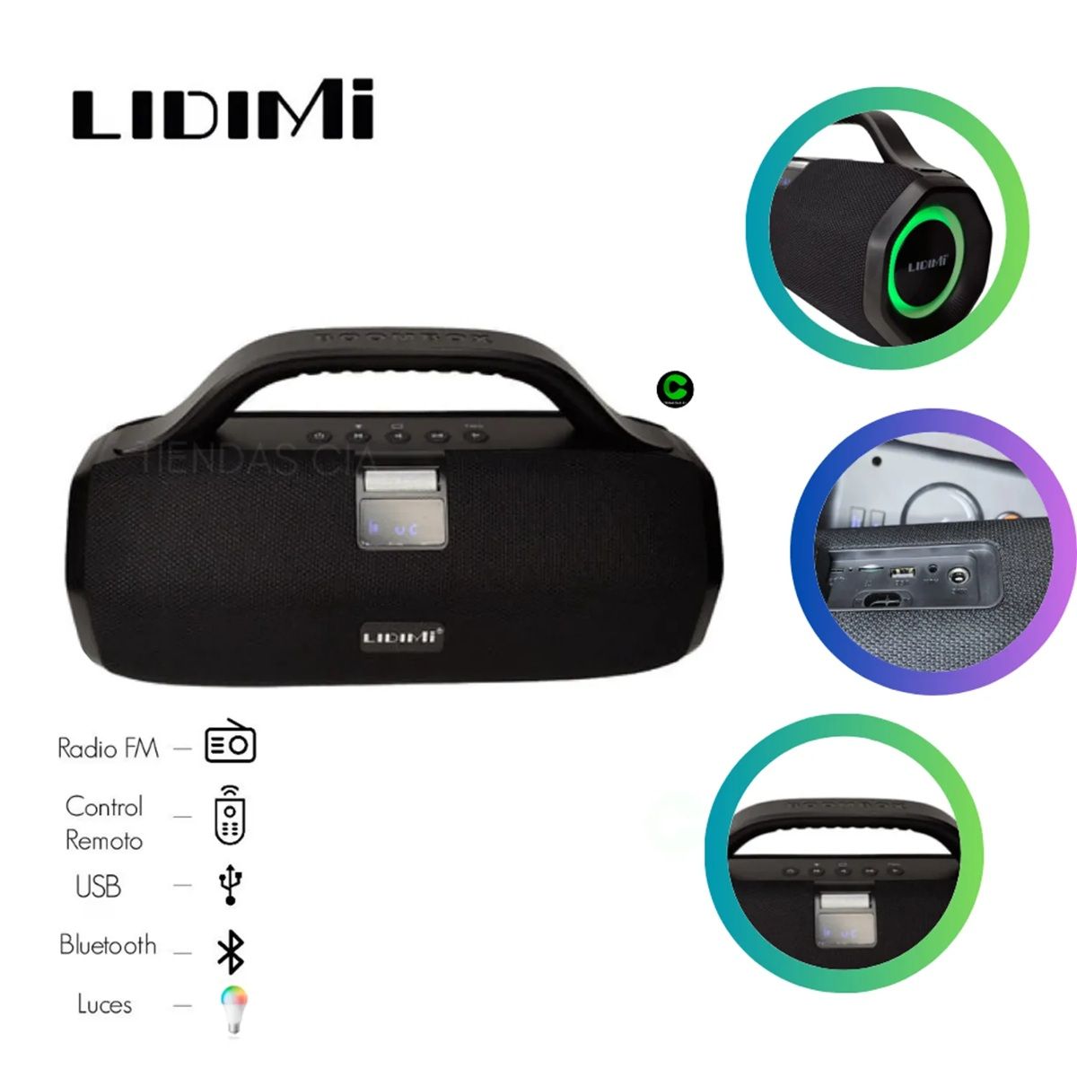 LIDIMI - PARLANTE BOOMBOX LIDIMI LD-S011AC ORIGINAL