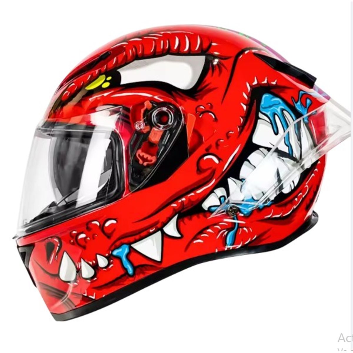 GENERICO - CASCO MOTO CASCO MOTO INCOOL DOBLE VISOR ANTIVENOM VISOR DIURNO