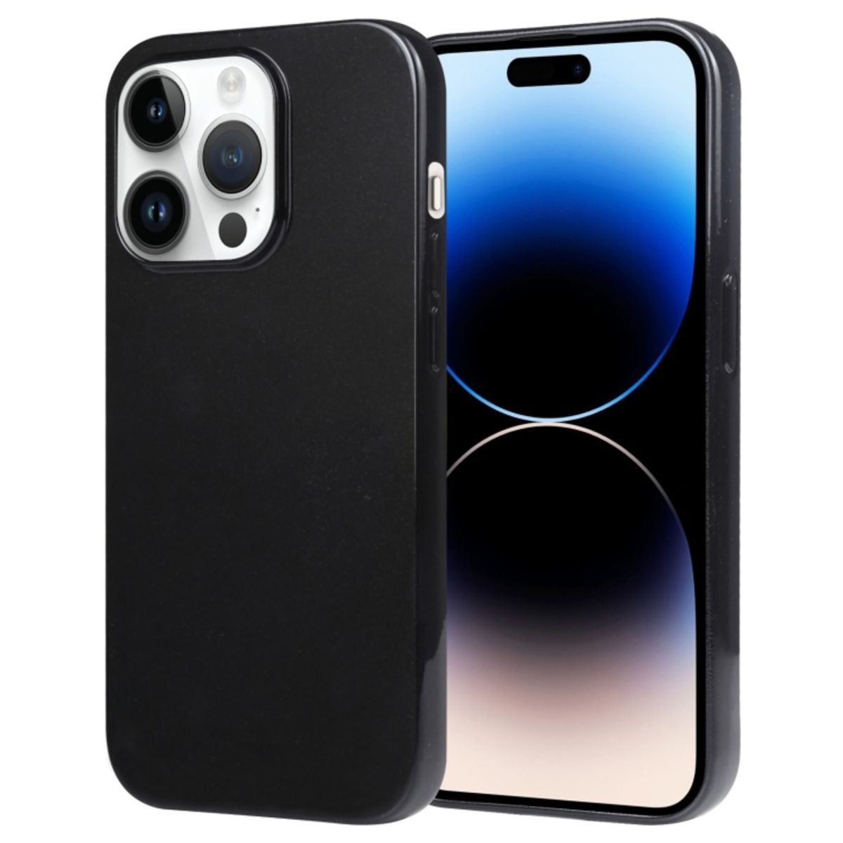 GENERICO - Funda Case para Motorola Edge 50 Pro Jelly Pearl Negro