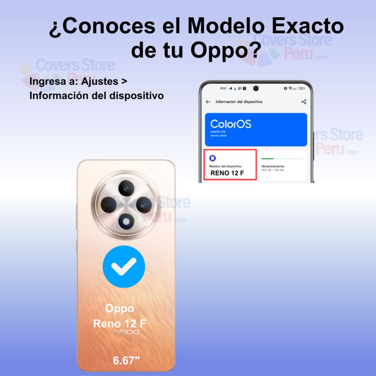 GENERICO - Funda Case para Oppo Reno 12 F Jelly Pearl Rojo