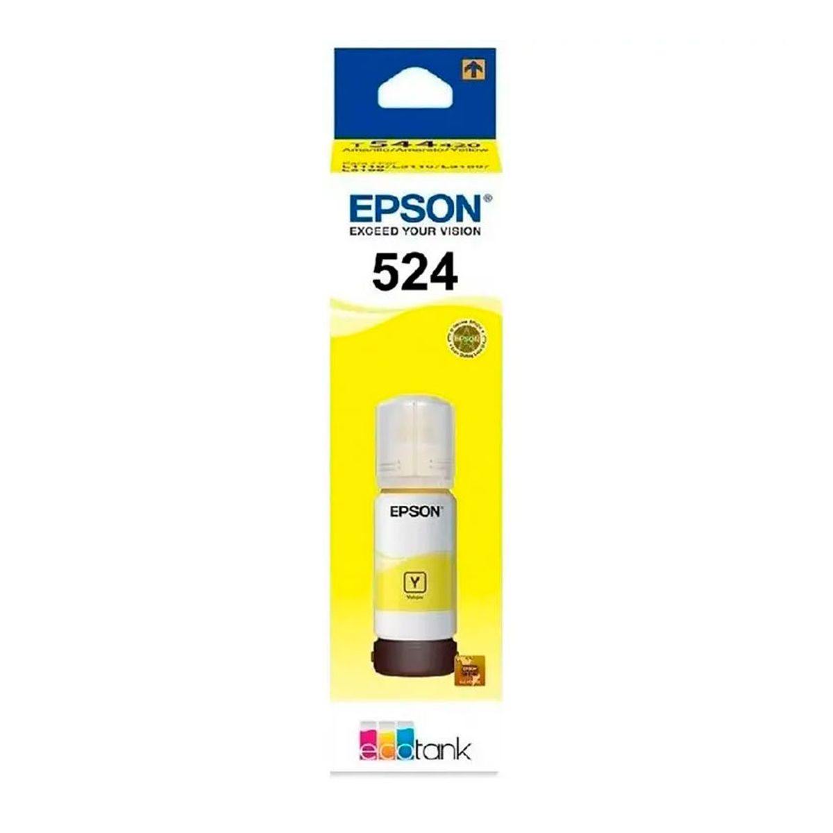 EPSON - Tinta Epson 524 Yellow T524420-AL Botella 70 ml