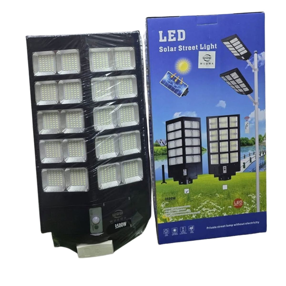OEM - Lampara LED con Panel Solar Alumbrado Publico 3500W