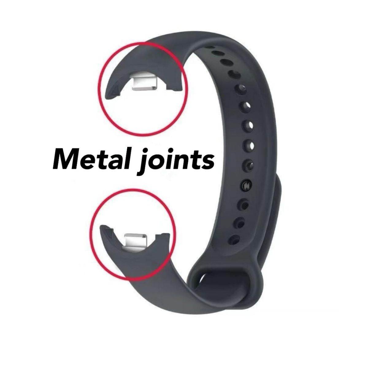 GENERICO - Correa Para Xiaomi  MI BAND 8 - NEGRO