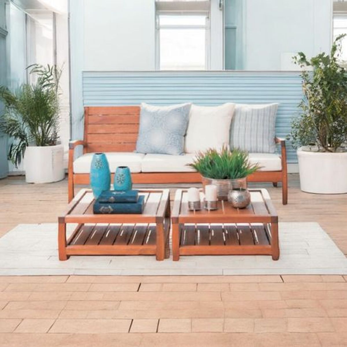 MOVENDA - Juego de terraza Halcon 3 personas con mesa Movenda