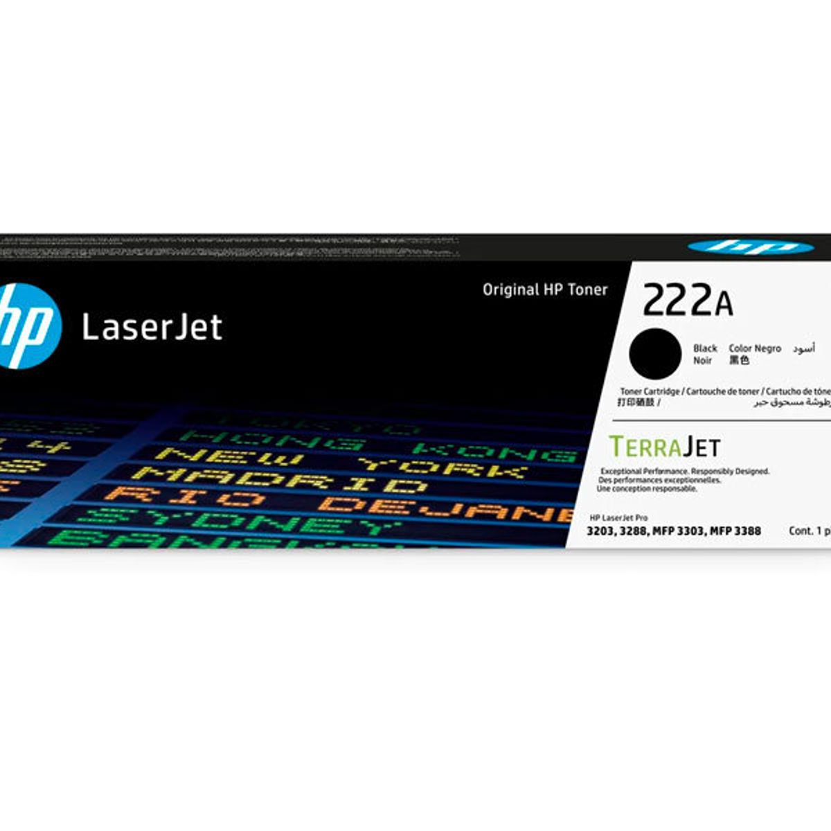 HP - TÓNER HP W2220A 222A NEGRO ORIGINAL