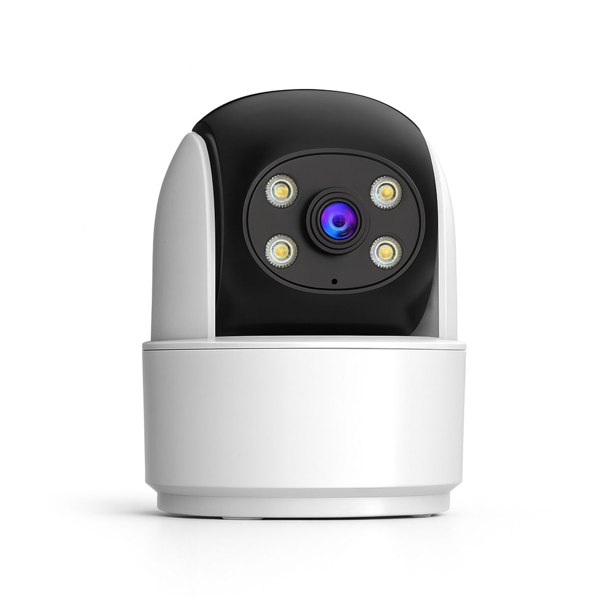 TRENDY TECH E I R L - CÁMARA DE SEGURIDAD UN LENTE WIFI 360 FULL HD INTERIOR VISIÓN NOCTURNA
