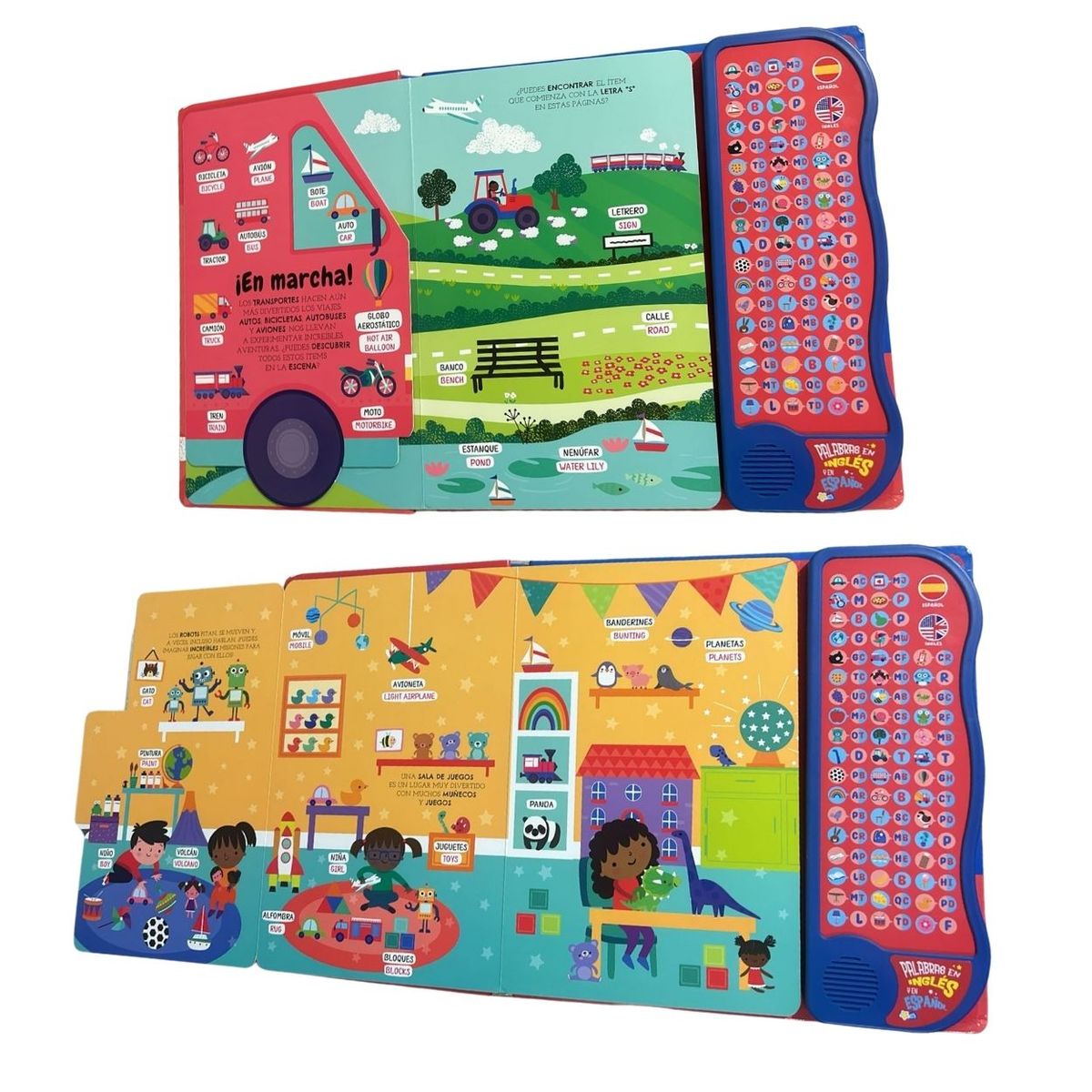 GENERICO - Libro Infantil Bilingüe Audible Así Suena el Mundo