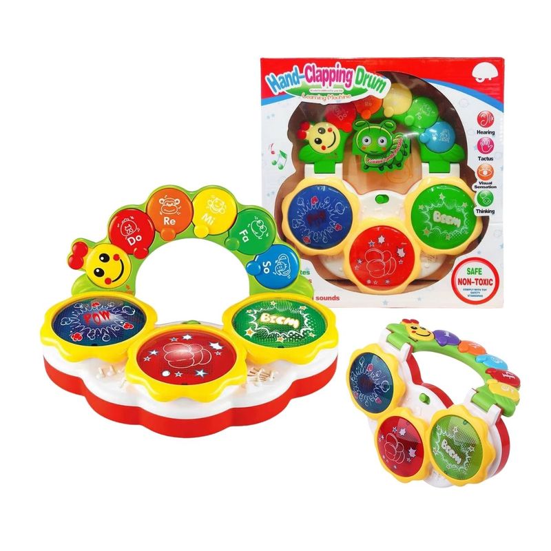 GENERICO - Juego Interactivo Musical Tambor Oruga para Bebé