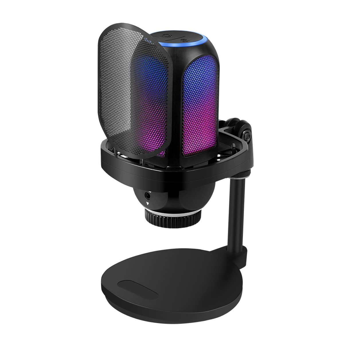 GENERICO - Micrófono Profesional Usb Rgb Condensador Para Streamers Y Grabaciones