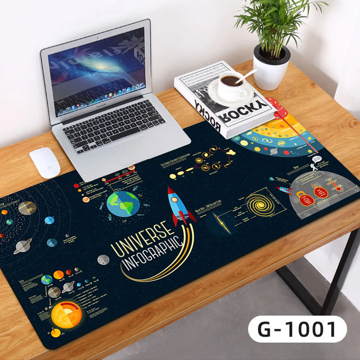 BAALATHKKO5 - Mouse Pad Personalizada Cielo Estrellado Cósmico