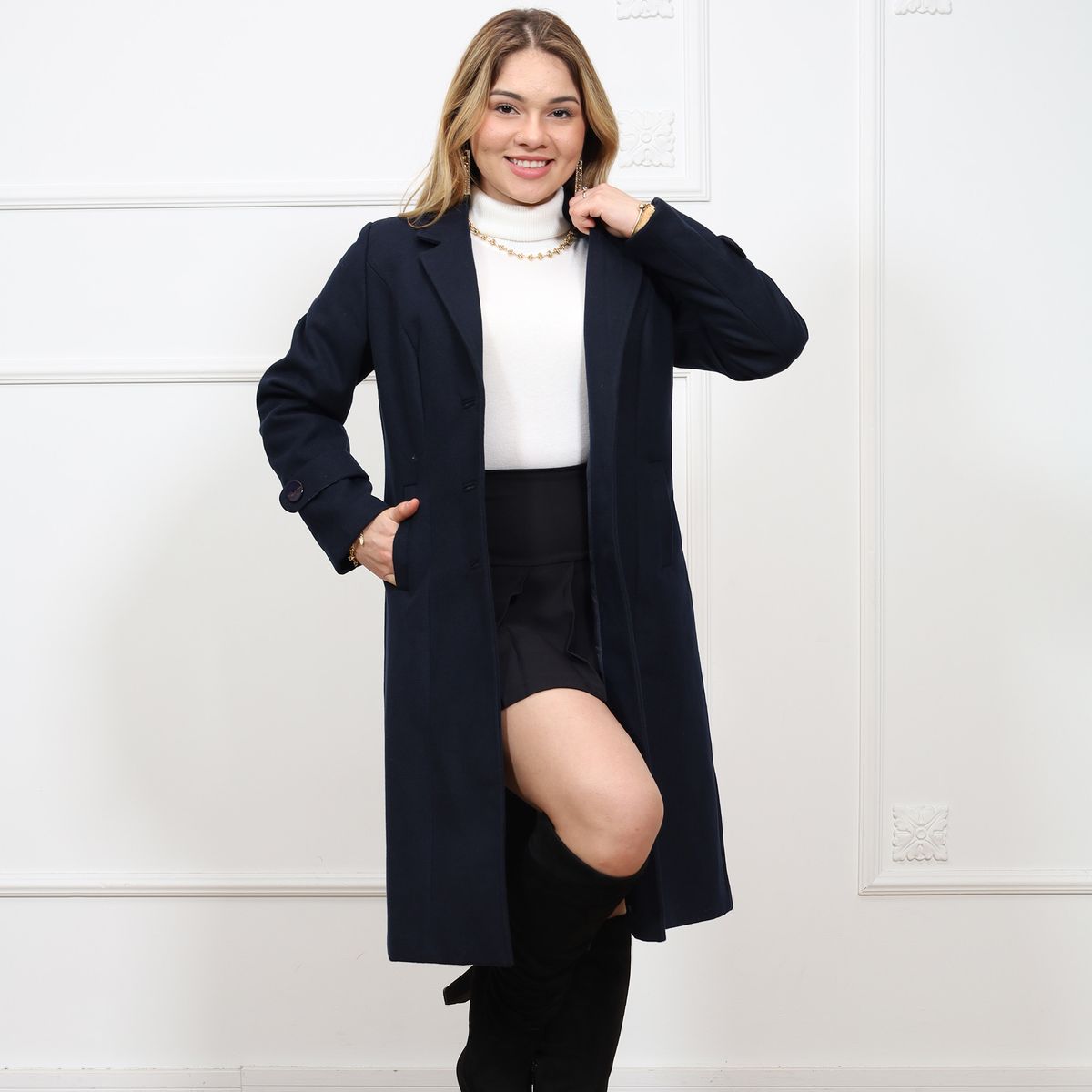 GENERICO - ABRIGO CLASICO MUJER AMERICANO