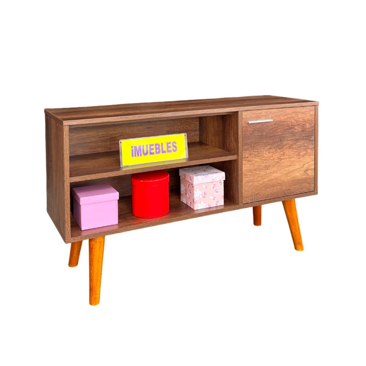 TEMEL - Aparador Vintage MONK Caramelo Mueble Aparador Mueble TV 50