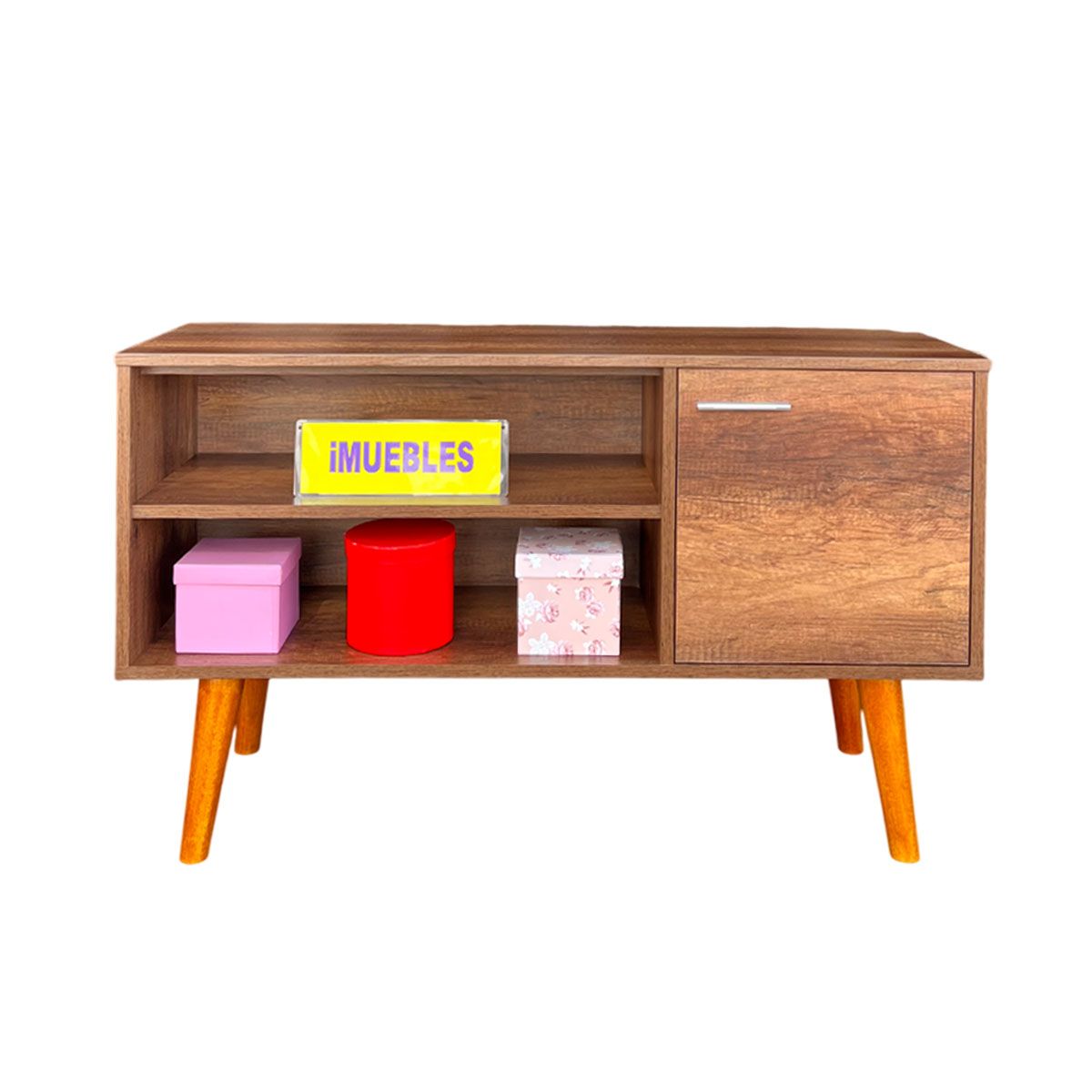 TEMEL - Aparador Vintage MONK Caramelo Mueble Aparador Mueble TV 50