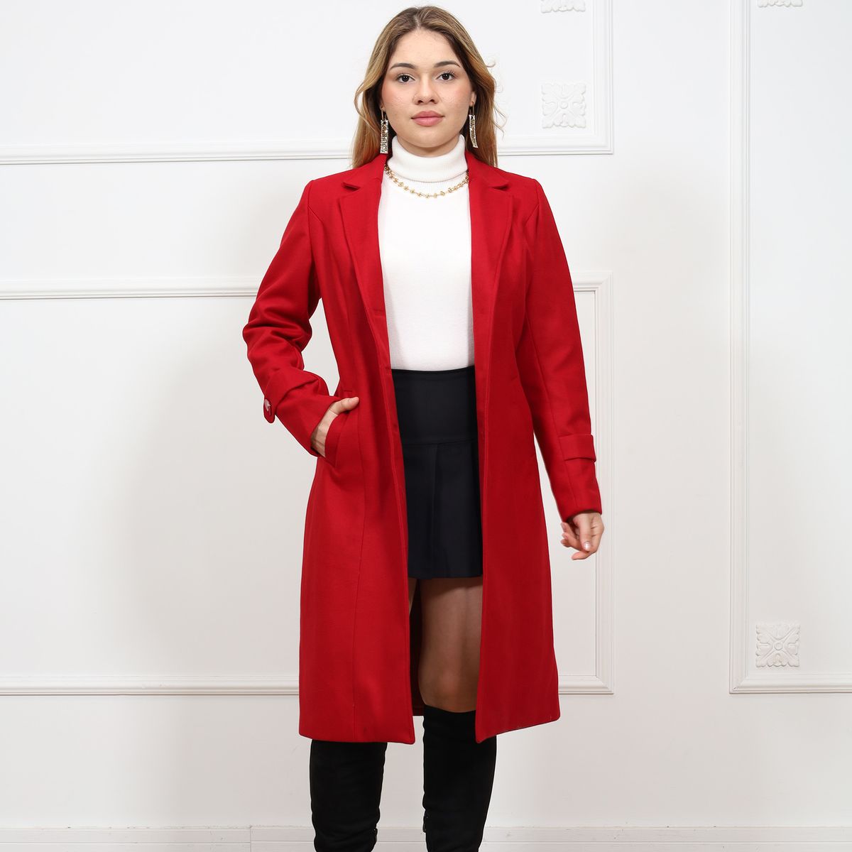 GENERICO - ABRIGO CLASICO MUJER AMERICANO