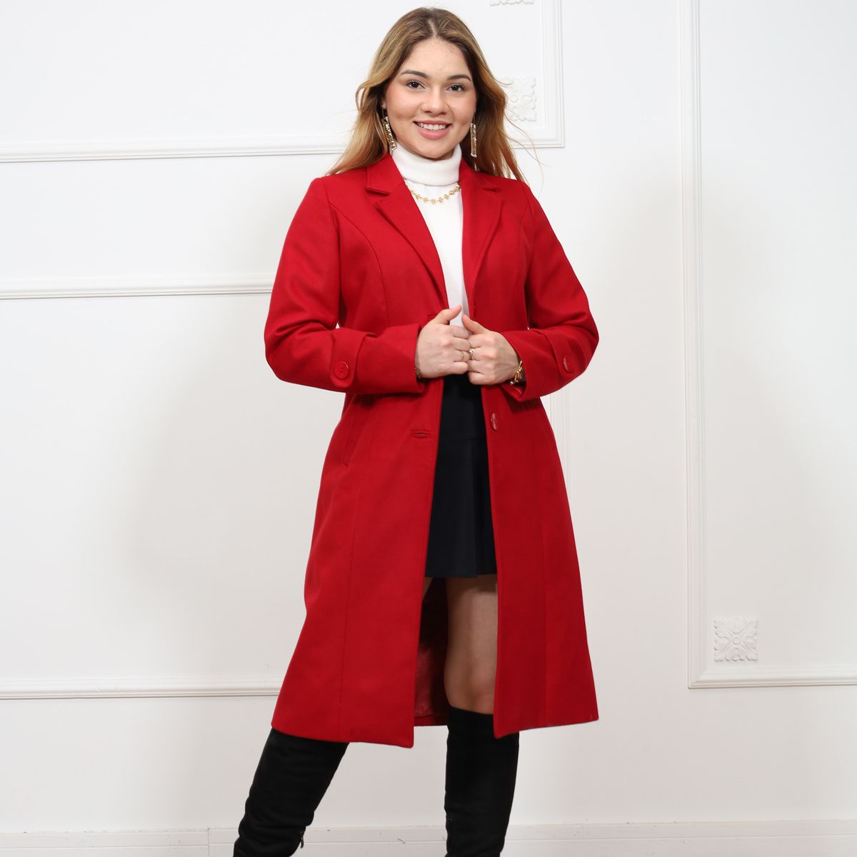 GENERICO - ABRIGO CLASICO MUJER AMERICANO