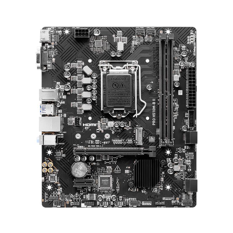 MSI - PLACA MADRE MSI LGA 1200 DDR4 HDMI M2 10 GEN RJ45 PN PRO-H510M-B-II