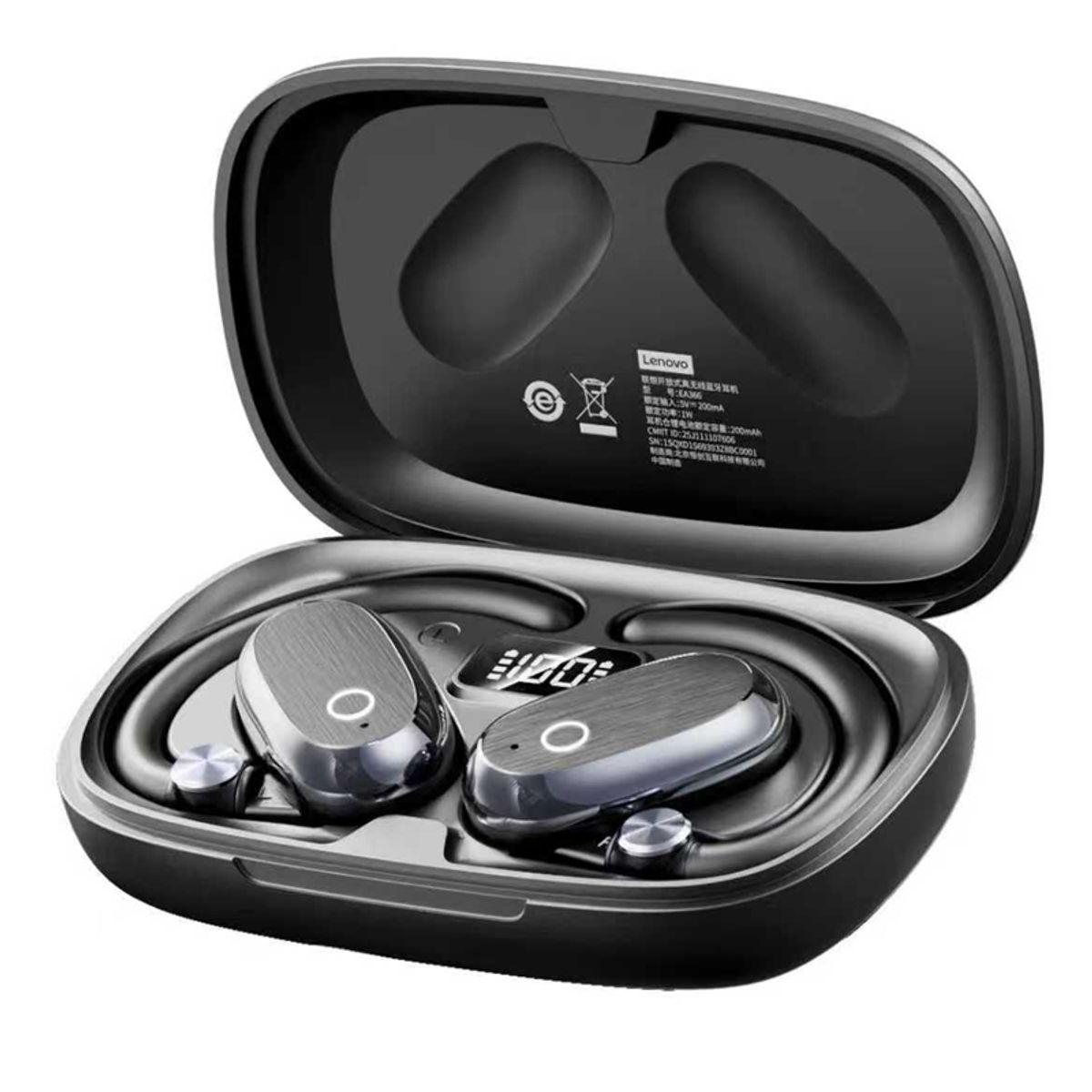 LENOVO - Audifonos Lenovo TA366 De tws Audifonos Bluetooth Negro