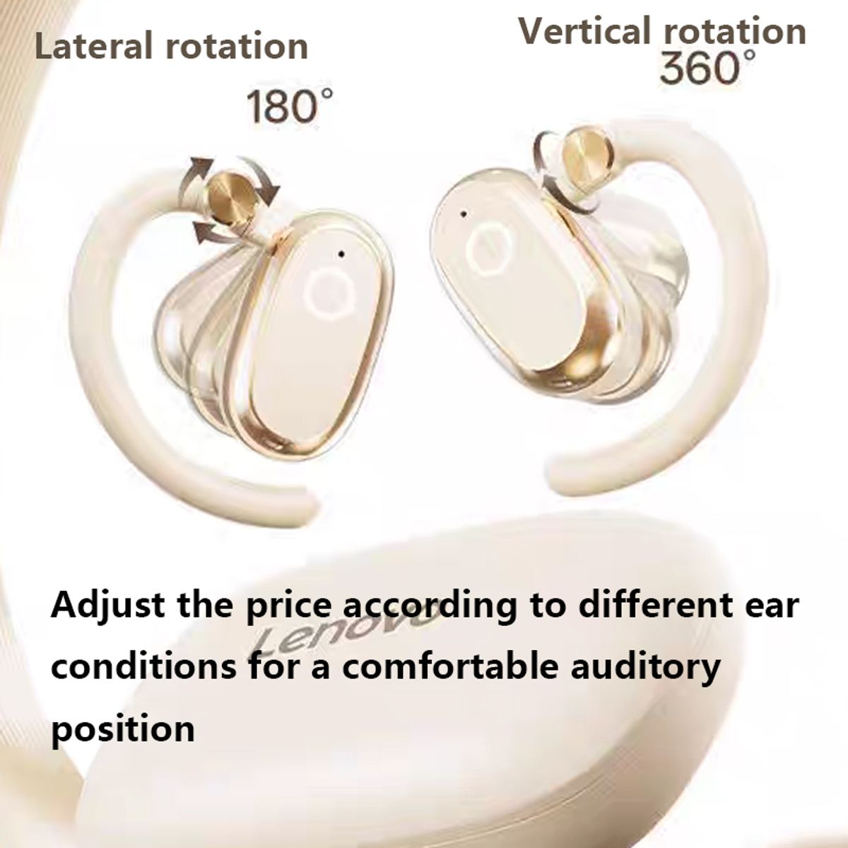 LENOVO - Audifonos Lenovo TA366 De tws Audifonos Bluetooth Negro